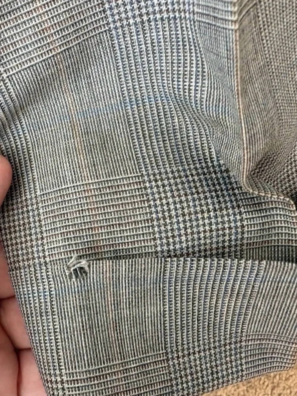 Vintage BROOKS BROTHERS Brooksgate USA Glen Plaid Suit 41L~32x32